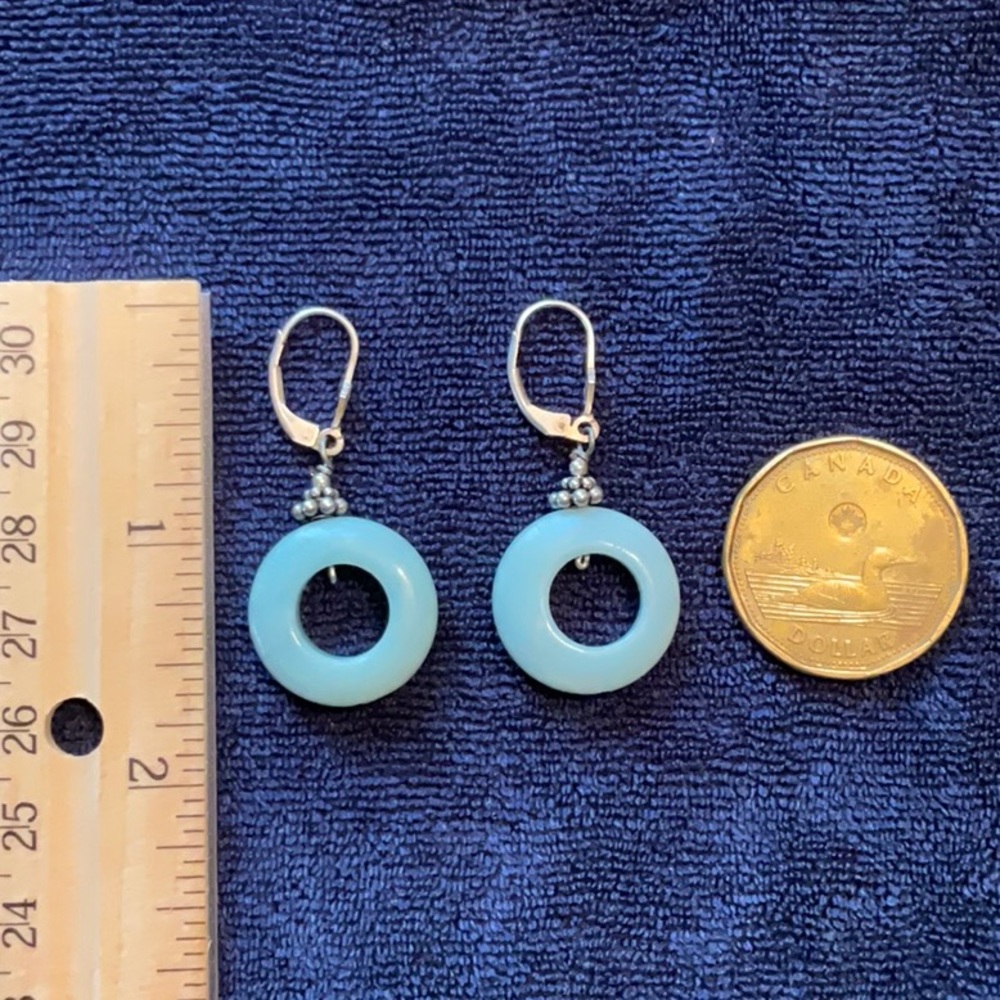 Stone earrings